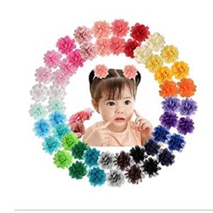 50 piece hair bow set